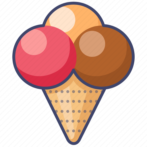 Cream, cone, ice, icecream icon - Download on Iconfinder