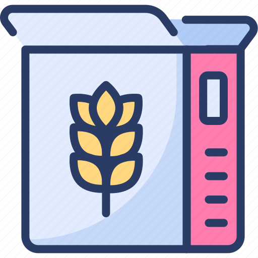 Cereal, flour, grain, packaging, powder, wheat, whisk icon - Download on Iconfinder