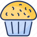 bakery, blueberry, chalk, cupcake, delicious, muffin, sweet