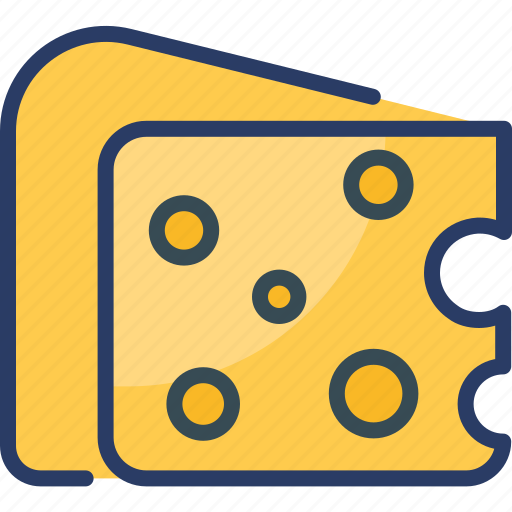 Appetizer, butter, cheddar, cheese, dairy, slice, swiss icon - Download on Iconfinder