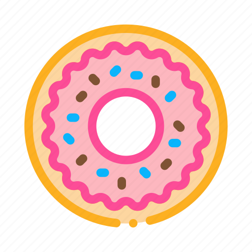 Baked, chocolate, cream, delicious, donut, glazed, snack icon - Download on Iconfinder