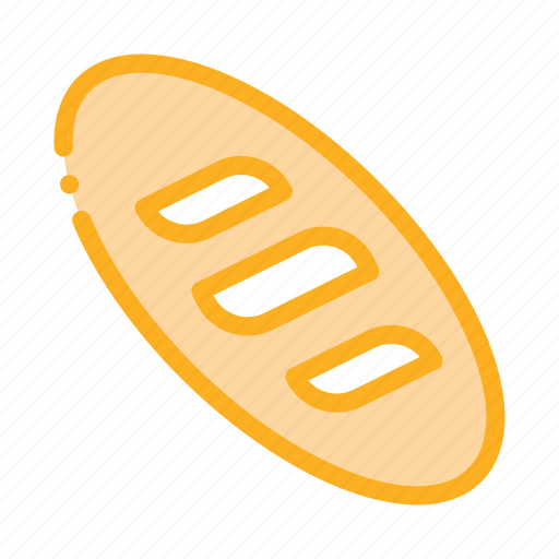 Baked, bread, food, loaf, long, nutritious, organic icon - Download on Iconfinder