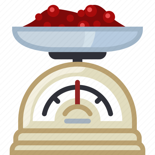 Baking, ingredients, kitchen, kitchen scale, strawberries icon - Download on Iconfinder