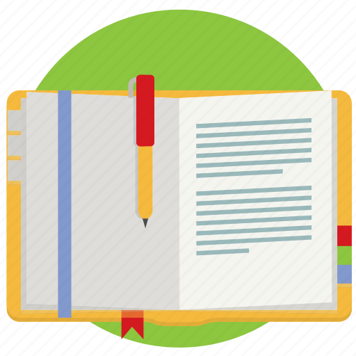 Diary, journal, note, notebook, notes, schedule, write icon - Download on Iconfinder