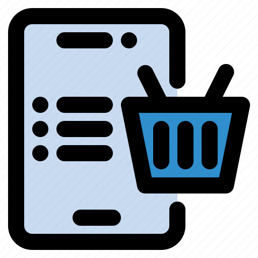 Online, cart, cell, phone, checkout, mobile, shop icon - Download on Iconfinder