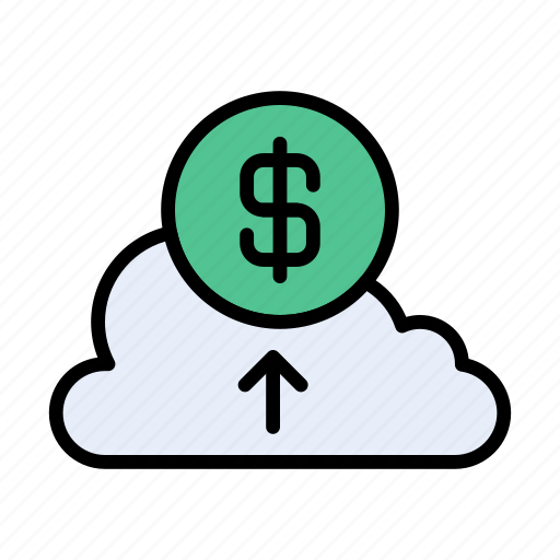 Cloud, upload, banking, dollar, money icon - Download on Iconfinder
