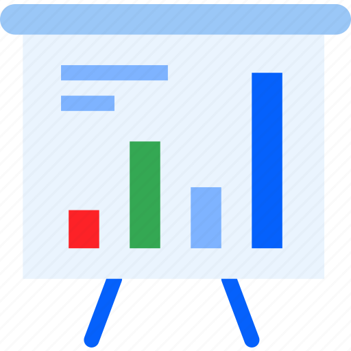 Presentation, planning, analysis, market research, graph, chart, analytics icon - Download on Iconfinder