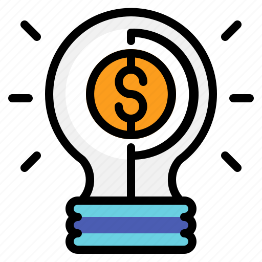 Bulb, business, idea, investment, light, money icon - Download on Iconfinder