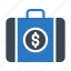 bag, briefcase, dollar, money, portfolio 