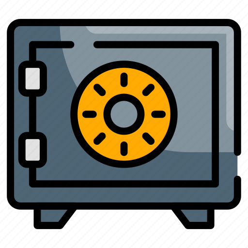 Bank, locker, padlock, privacy, security icon - Download on Iconfinder