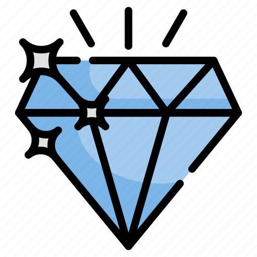 Diamond, expensive, fashion, gem, royal icon - Download on Iconfinder