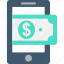 banknote, mcommerce, mobile, mobile banking, transaction 