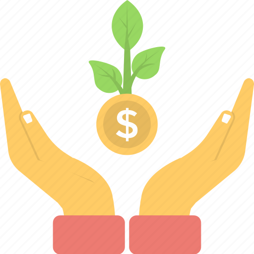 Dollar, growth, income, money plant, plant icon - Download on Iconfinder