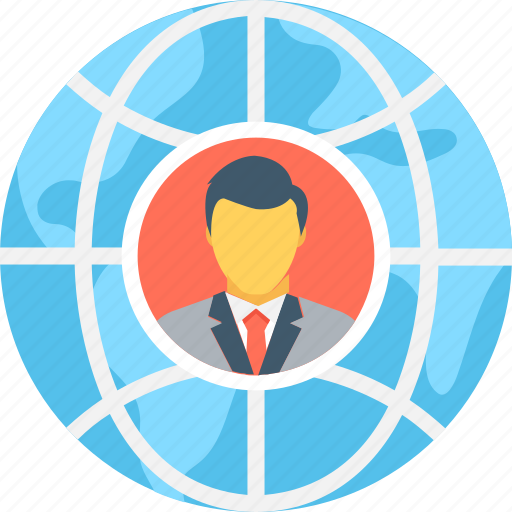 Businessman, global, global services, international, worldwide icon - Download on Iconfinder