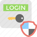 login, password, privacy, security, sign in