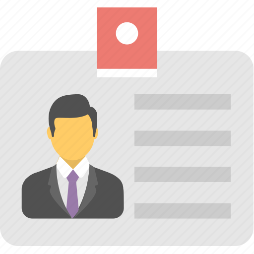 Employee card, id, id card, identification, identity icon - Download on Iconfinder