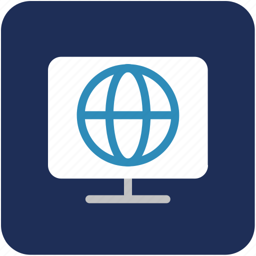 Global, globe, map, tv icon - Download on Iconfinder