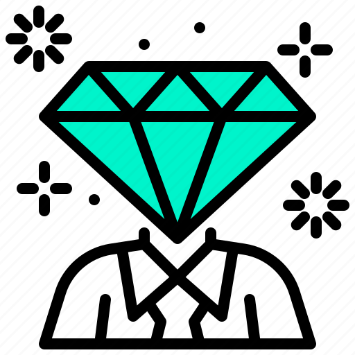 Businessman, diamond, luxury, premium, service, success icon - Download on Iconfinder