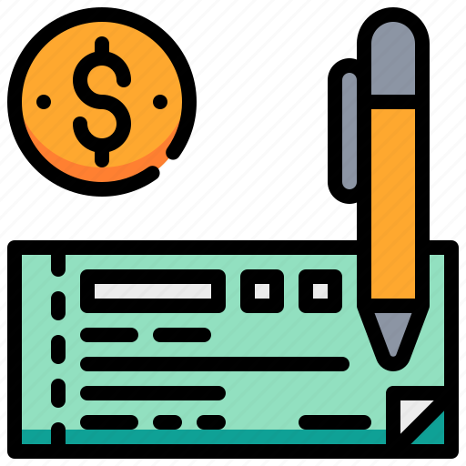 Bank, cashier, check, credit, finance, pen icon - Download on Iconfinder