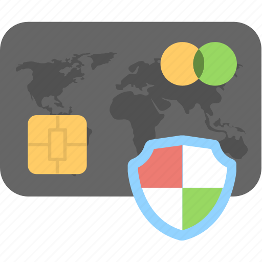 Card security, credit card, debit card, security, shield icon - Download on Iconfinder