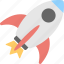 launch, missile, rocket, spaceship, startup 