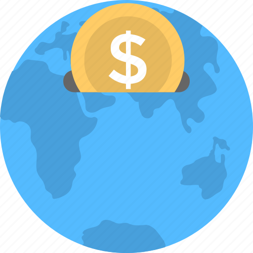 Currency, global business, globe, money, trade icon - Download on Iconfinder