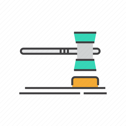 Hammer, judge, justice, law, tool icon - Download on Iconfinder