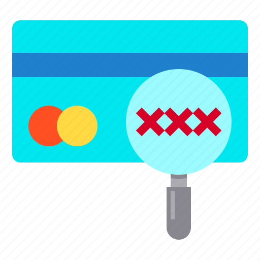 Banking, card, magnify, safety, security icon - Download on Iconfinder