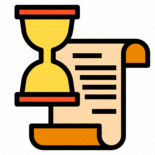 Document, file, time, timer icon - Download on Iconfinder
