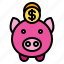 money, piggy, saving 