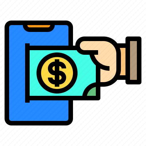 Money, online, smartphone icon - Download on Iconfinder