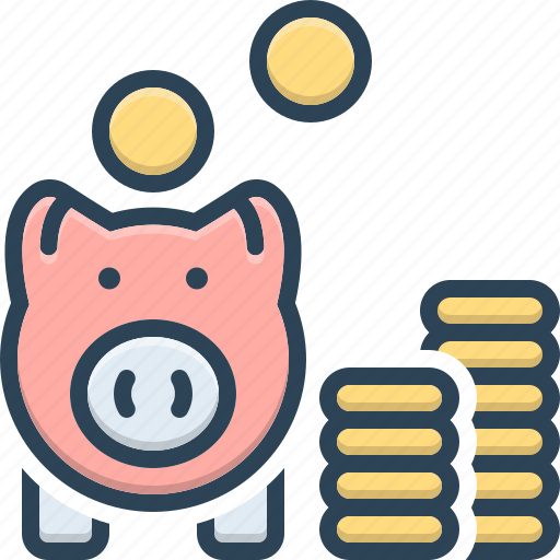 Money, piggy, investment, deposit, currency, money savings, piggy bank icon - Download on Iconfinder