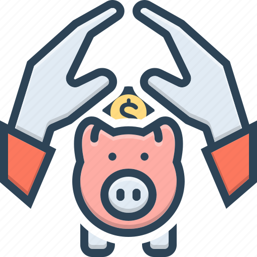 Savings, parsimony, fund, money, save, invest, piggy bank icon - Download on Iconfinder