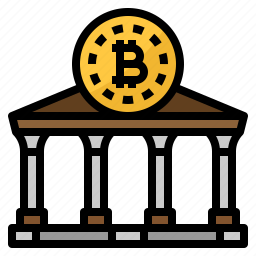 Bank, banking, bitcoin, blockchain, cryptocurrency icon - Download on Iconfinder