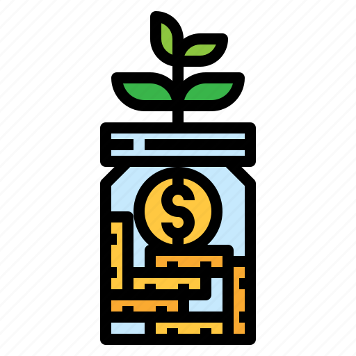 Banking, growth, jar, money, saving, savings icon - Download on Iconfinder
