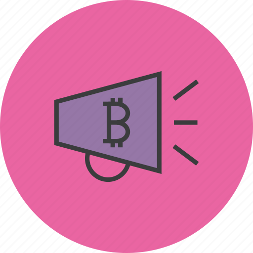 Advertisement, bitcoin, campaign, digital, marketing, online, promotion icon - Download on Iconfinder