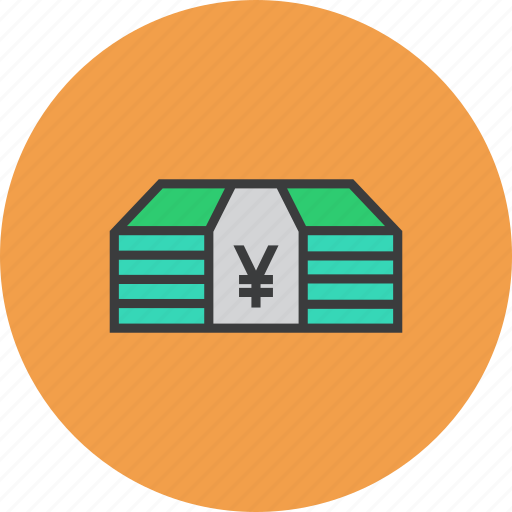 Cash, currency, finance, funds, money, yen, bundle icon - Download on Iconfinder