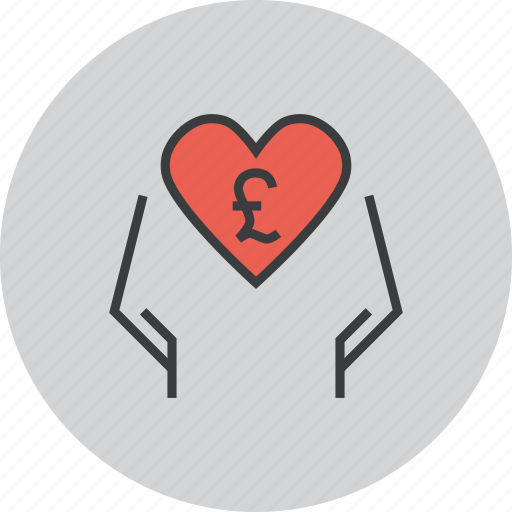 Care, charity, donate, donation, love, pound, trust icon - Download on Iconfinder