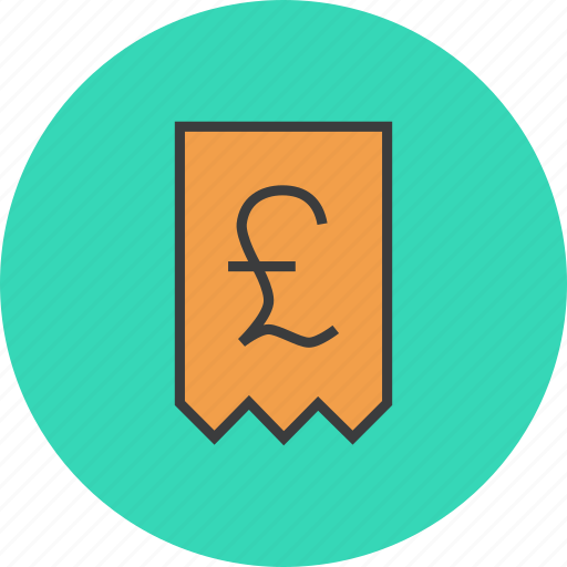 Bill, invoice, pound, report, shopping, statement, trade icon - Download on Iconfinder