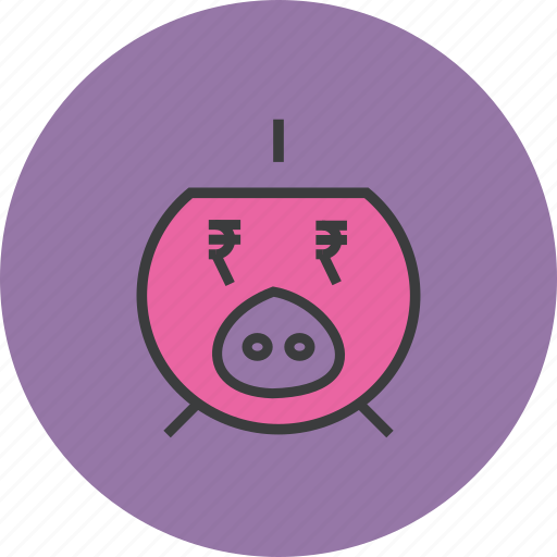 Bank, banking, piggy, rupee, save, savings, guardar icon - Download on Iconfinder