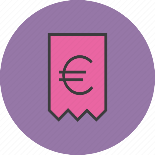 Bill, cost, euro, invoice, trade, receipt, statement icon - Download on Iconfinder