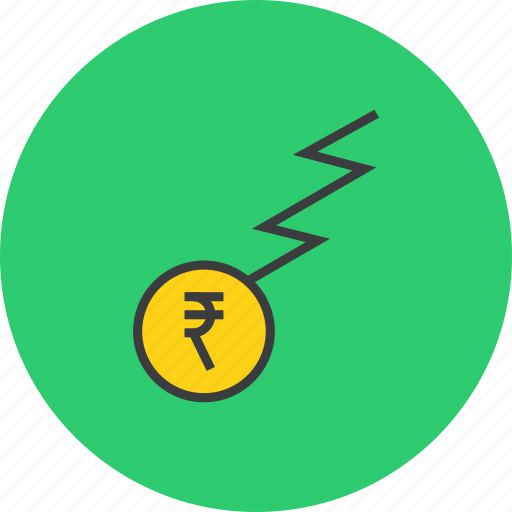 Business, charge, finance, flow, funds, rupee, trade icon - Download on Iconfinder