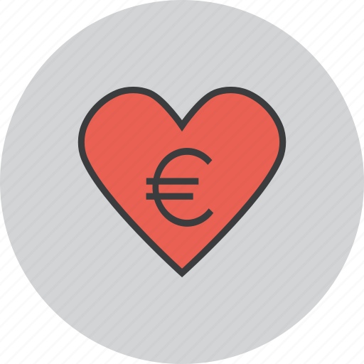 Care, charity, donate, donation, euro, love, trust icon - Download on Iconfinder