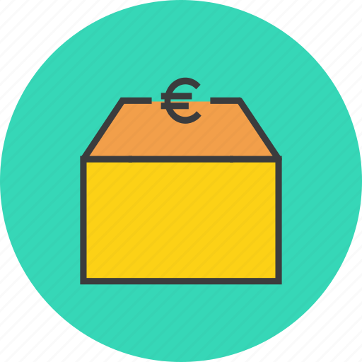 Market, package, product, supply, euro, shipping, shopping icon - Download on Iconfinder