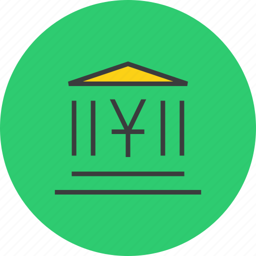 Bank, banking, building, financial, instituition, institute, yuan icon - Download on Iconfinder