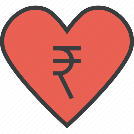 Care, charity, donate, donation, love, rupee, trust icon - Download on Iconfinder