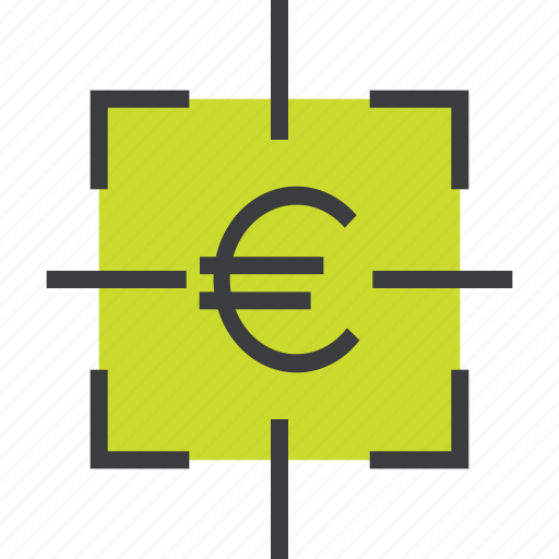 Euro, fix, focus, financial, goal, sales, target icon - Download on Iconfinder