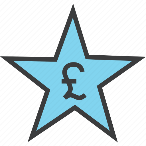 Award, credit, favorite, pound, rate, reward, star icon - Download on Iconfinder