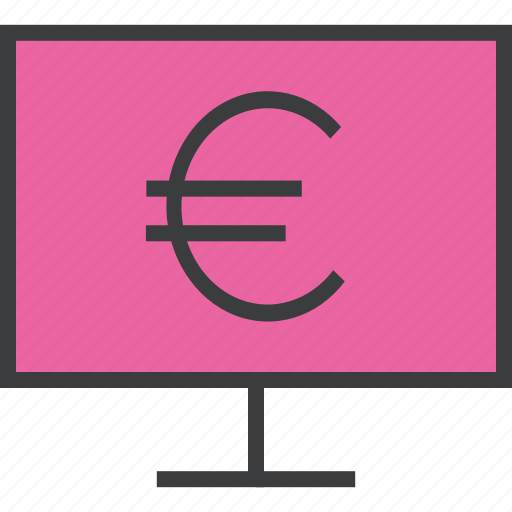 Computer, ebanking, etrade, euro, finance, online, internet icon - Download on Iconfinder