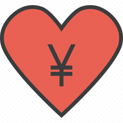 Care, charity, donate, donation, love, trust, yen icon - Download on Iconfinder